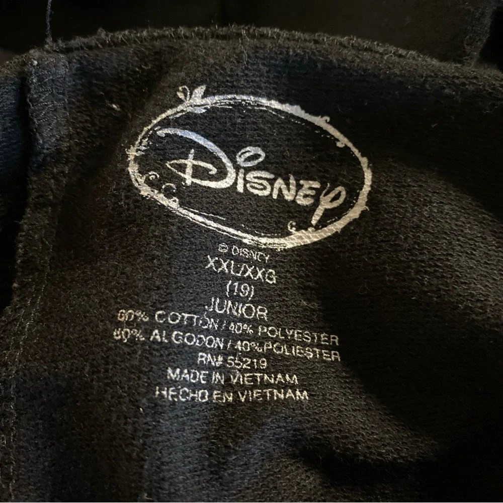 Disney Women Juniors XXL 19 Sweatshirt Pullover Tinker Bell Graphic Lightweight - Picture 8 of 11